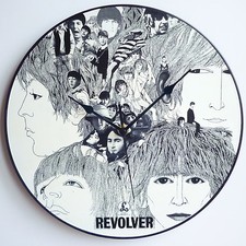 Revolver - The Beatles - 12" LP Vinyl Record Clocks, Lennon, McCartney, Canvas