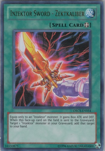 Inzektor Sword - Zektkaliber MP #1 UNL ORCS Order of Chaos Yugioh - 第 1/2 張圖片
