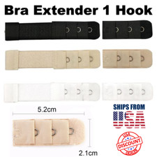 Bra Extender 1 Hook With or Without Elastic - US Seller - Ships from US