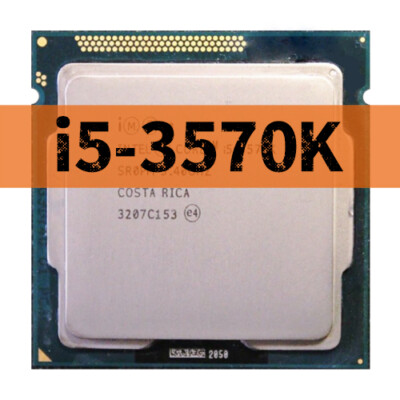 Intel Cores i5-3570K SR0PM 3.4GHz 4 Cores 6MB 5.0GT/s LGA1155 CPU Processor
