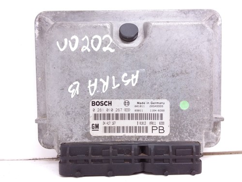 OPEL ASTRA G Motorsteuergerät 24417167 0281010267 1234 2.00 60kw 2000 10023551