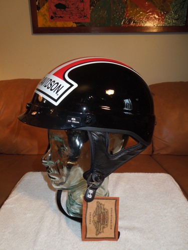 Harley Davidson / Shoel 1 Dot Open Face USA Motorcycle Helmet -Size: S 55-56cm - Picture 5 of 12