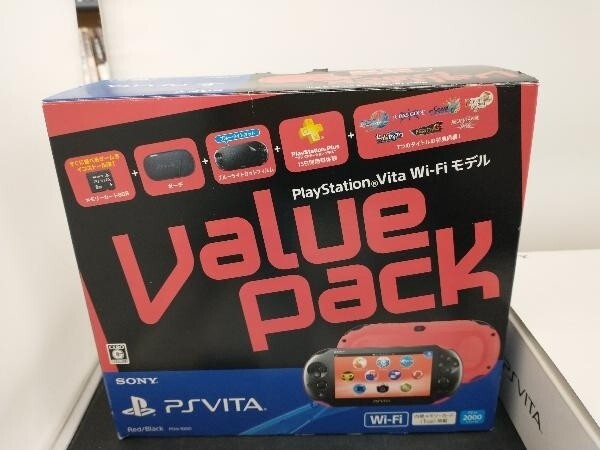 SONY PlayStationVITA value pack Wi-Fiモデル PlayStation Vita Value Pack Wi-Fi Model (Red Black)