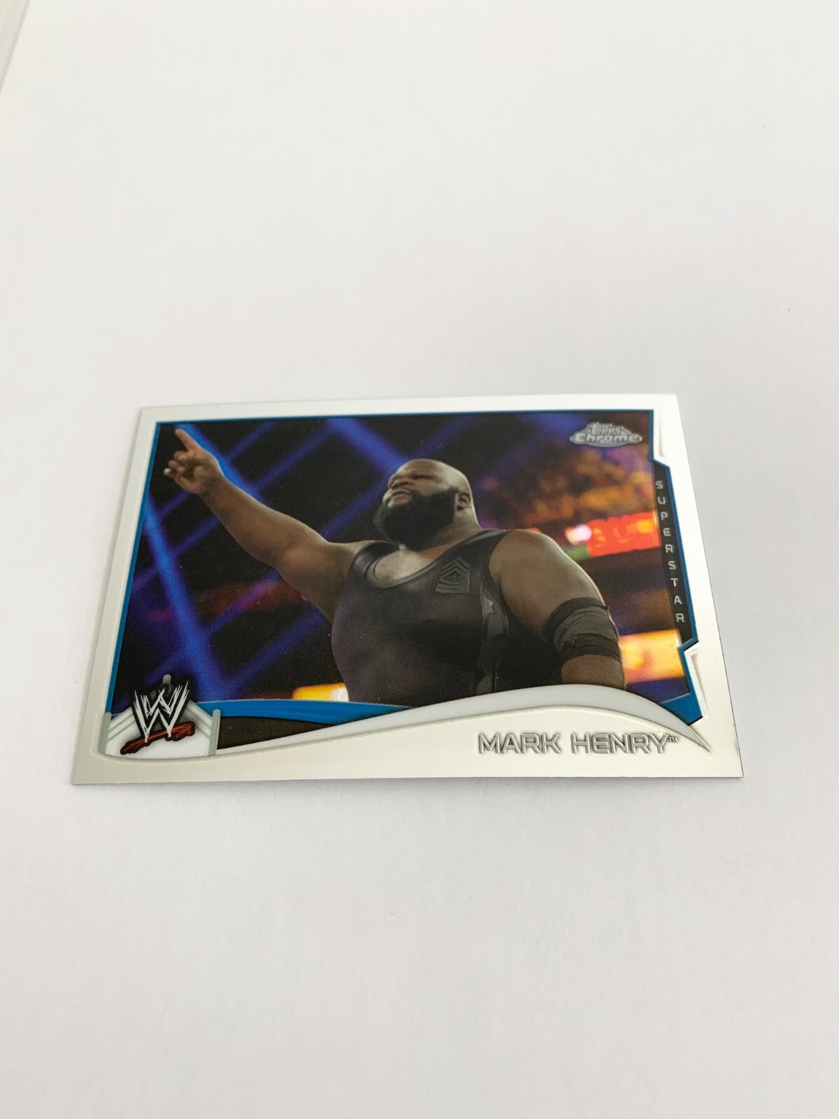 Mark Henry 2014 Topps Chrome WWE Base Card # 81