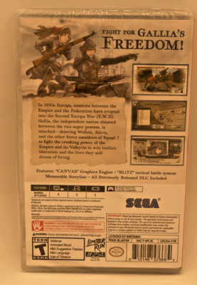 Nintendo Switch Limited Run #254: Valkyria Chronicles Remastered