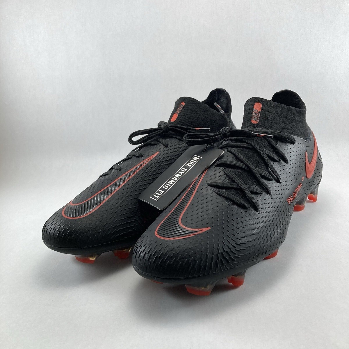 Nike Phantom GT FG 26cm サッカースパイク　ブラックレッド Nike Phantom GT Elite DF FG Black Chile Red Soccer Cleats