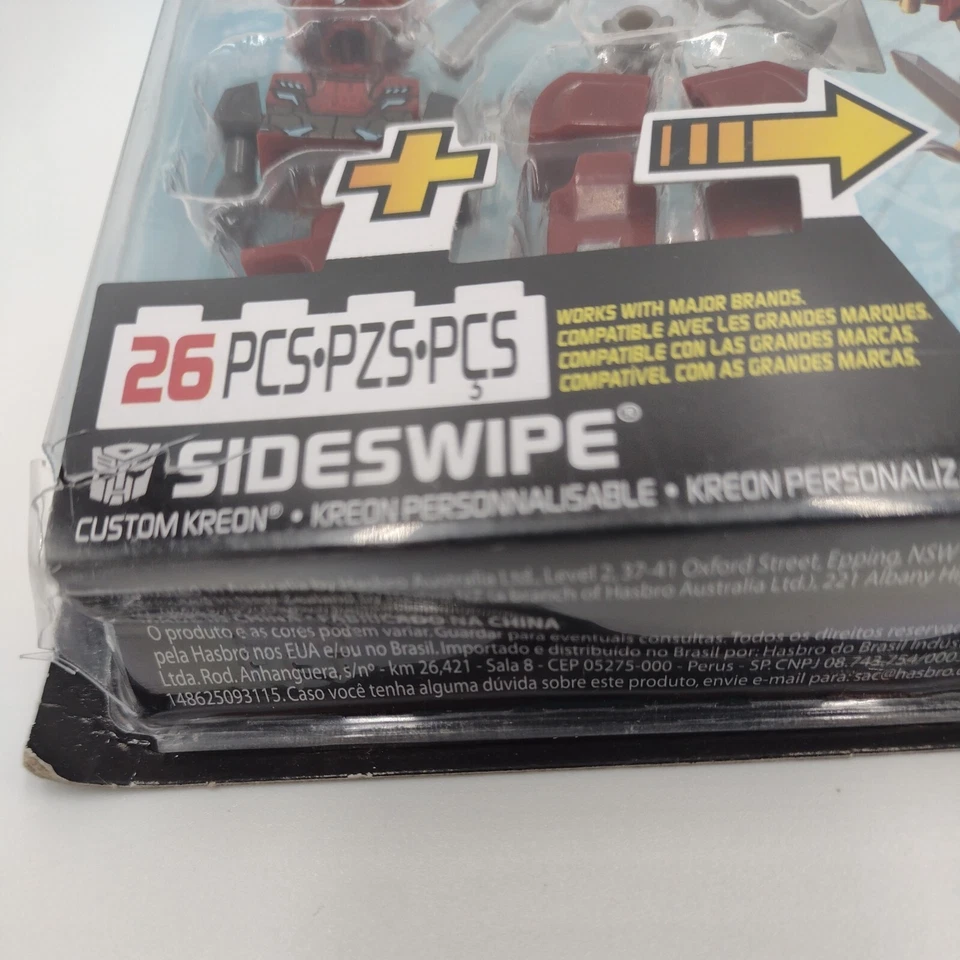 HASBRO KRE-O TRANSFORMERS SIDESWIPE BUILDING TOY 26 Pcs - Image 4 of 4