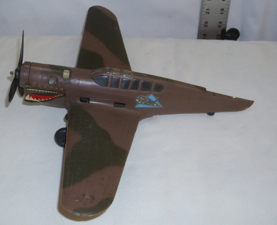 TESTORS KEEP'EM FLYING TIGER GAS AIRPLANE TETHER CONTROL LINE PARTS TOY - Image 2 of 4