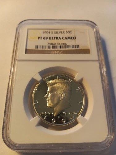 1994 S SILVER KENNEDY HALF DOLLAR PCGS CERTIFIED PR69 DCAM