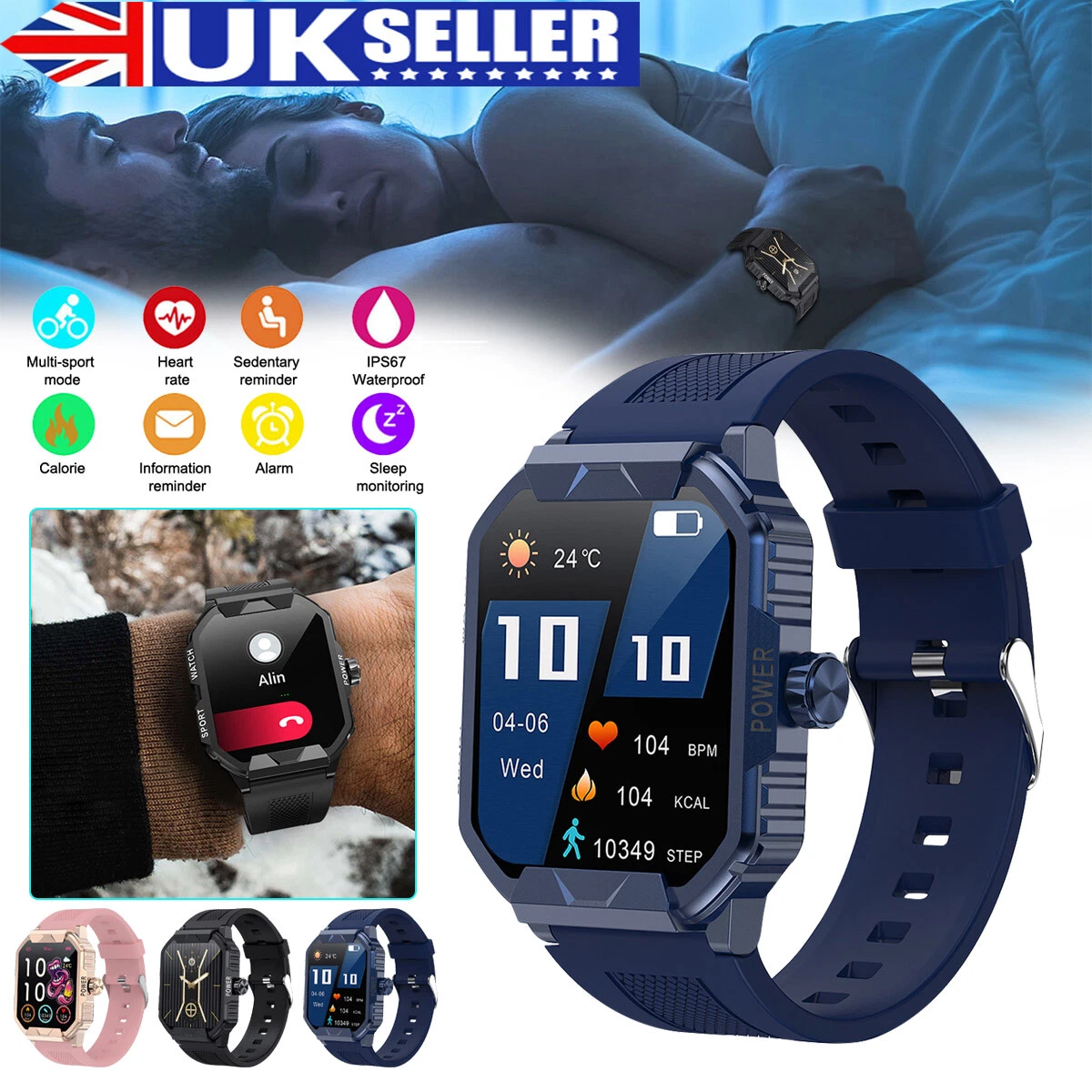 Smartwatch fitness & health smart bracelet for best sale women