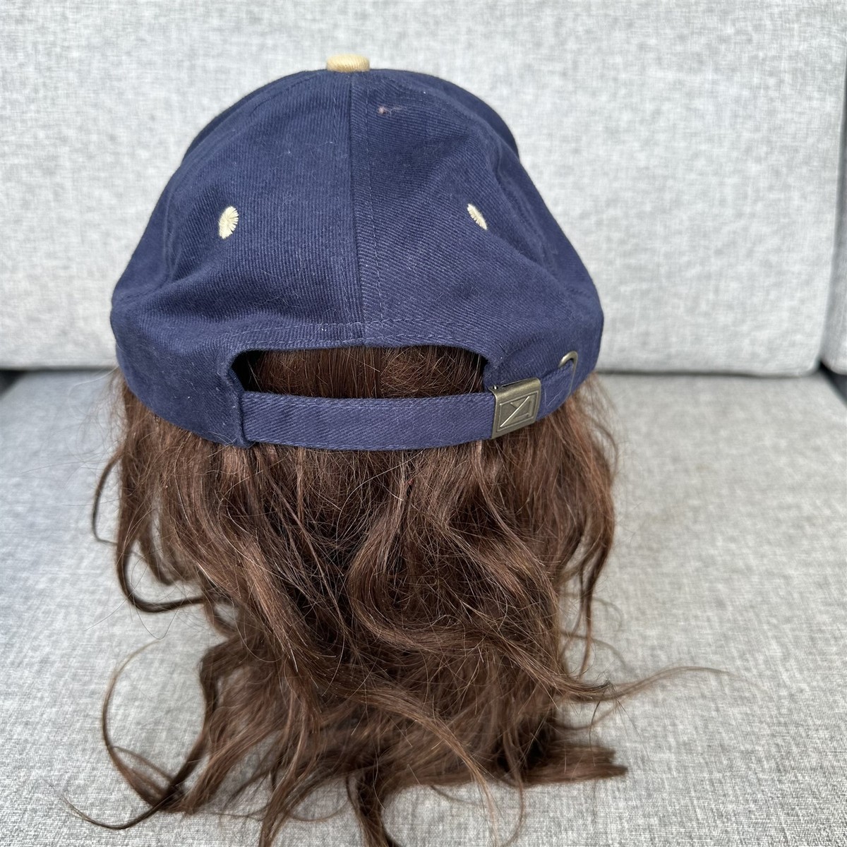 Carnival Cruise Imagination Cap Hat Fun Ship HeadGear Blue Tan Embroidered View 4