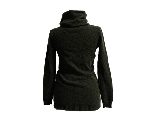 Ralph Lauren Black Label Turtleneck Women Wool Cashmere Sweater M Sz - Picture 2 of 6