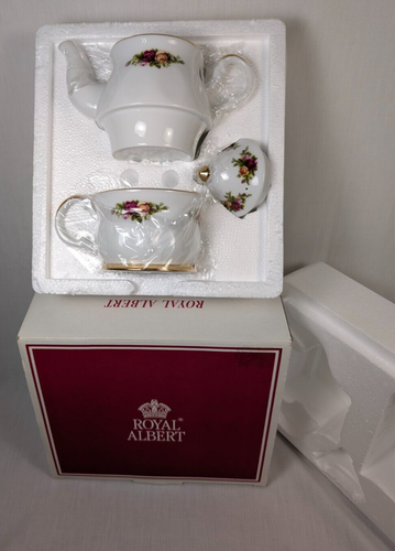 NIB Royal Albert Tea for One (3 Piece Set) | Old Country Roses Style