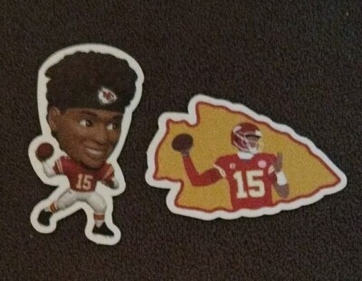 NFL Aufkleberset - Kansas City Chiefs Mahomes 