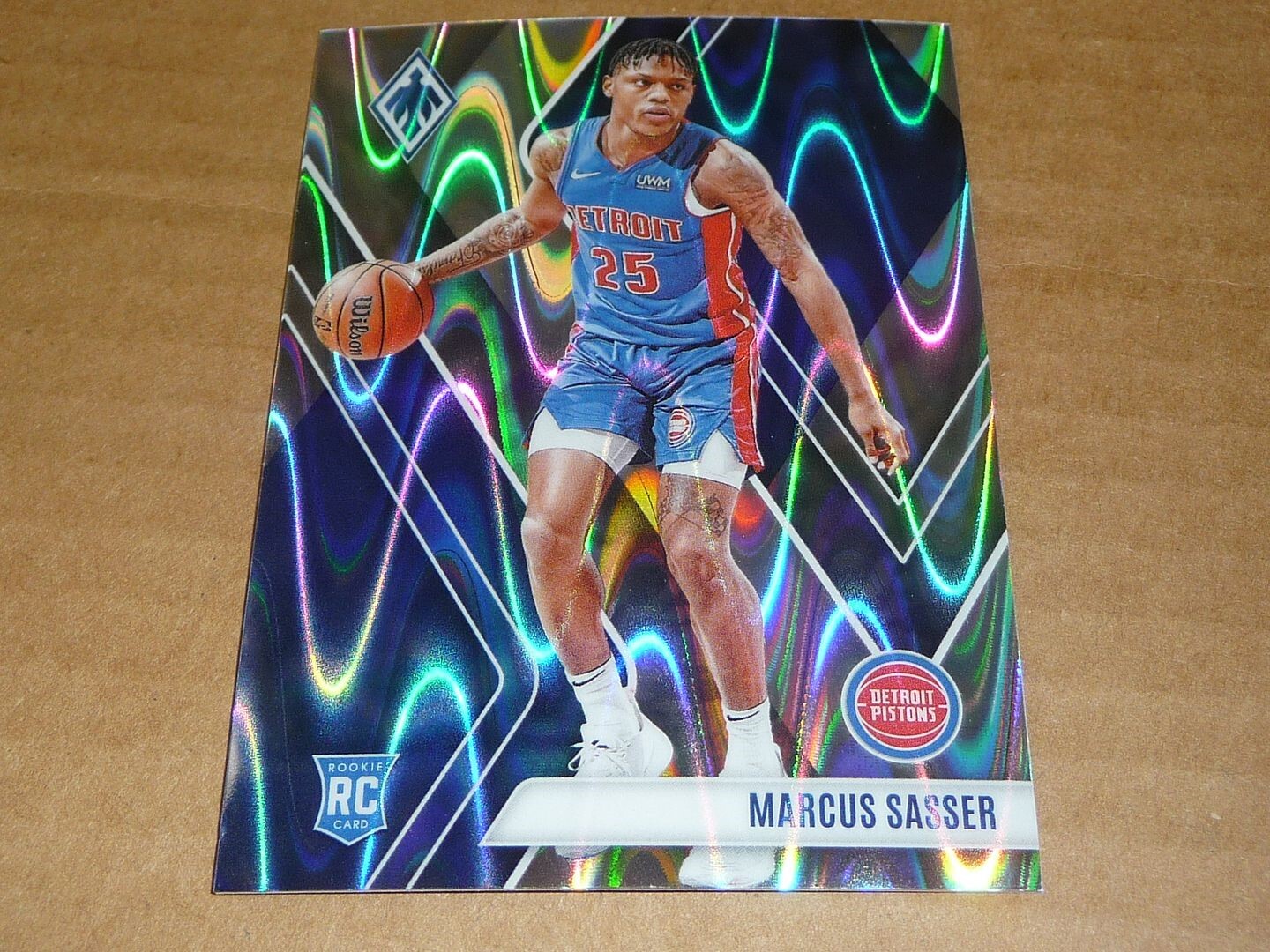 2023/24 Panini Phoenix SEISMIC MARCUS SASSER 61/125 PISTONS #263