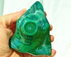 Bullseye Bulls Eye 106mm Malachite Congo Beauty Polished Crystals 4.2" 4240 exx — photo 2