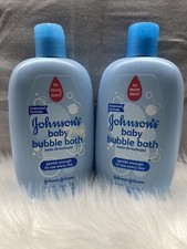 2- Johnson's Baby Bubble Bath Gentle No Tears ORIGINAL Formula HTF