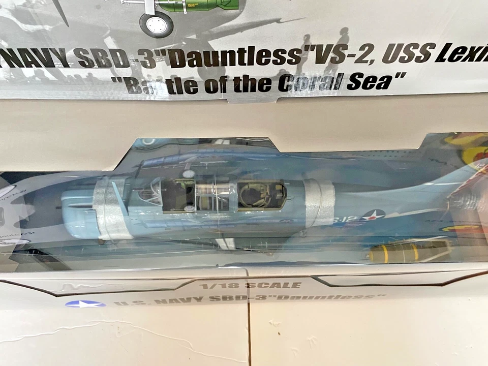 Merit 21st century toys BBI Elite Force 88002 1:18 SBD-3 Dauntless VS2 US Navy - Image 4 of 4