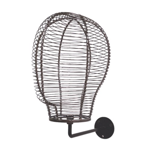 Wall Mounted Mannequin Head Hat Display Stand Multifunctional Hanging Wig Stand - Picture 4 of 4