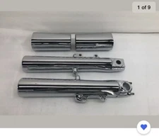Harley 2000 -13 Chrome Fork Legs street glide sliders TOURING OEM OUTRIGHT    