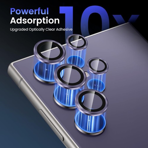 For Samsung Galaxy S24 Ultra S24 Plus Metal Rings Camera Lens Protector Cover - Picture 10 of 14