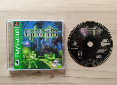 Syphon Filter (Sony PlayStation 1, 1999) with Instruction Manual