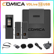 Comica VDLive10 Versatile 2.4G Dual Channel Wireless USB Microphone System NEW