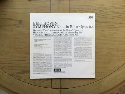 Hans Schmidt-Isserstedt Vienna Philharmonic: Beethoven Symphony