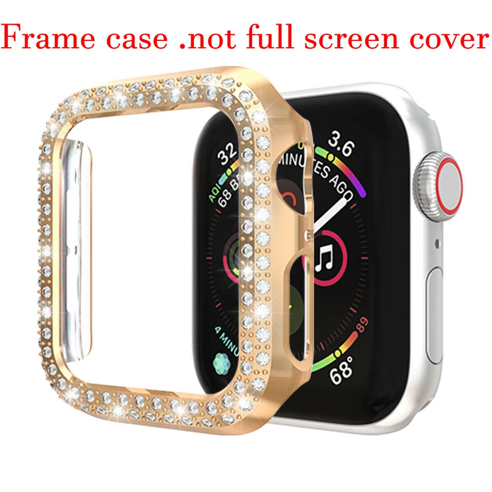 Bling Women Metal Watch Band Wrist Strap + Case For Fitbit Sense / Versa 4 3 / 2 - Image 4 of 4