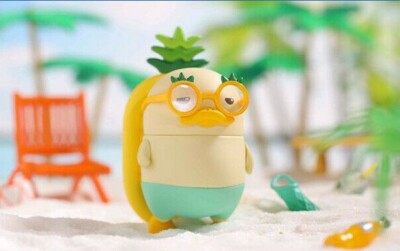 DUCKOO トロピカルアイランドシリーズ　パイナップル　PINEAPPLE POP MART x DUCKOO Tropical Island Mini Figure Pineapple Art