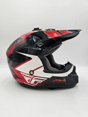 Fly Racing Kinetic Dot FMVSS NO. 218 Certified Youth Large 51-52cm Red/Black