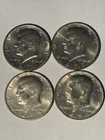 Very Nice Lot of 4 1971-1974 Kennedy half dollar - No Mint Mark