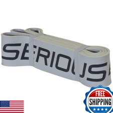 Serious Steel Fitness 37" Gray Resistance Training Band Exercise Workout