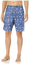 Drift Men's Riviera Swim Trunks, Swim Shorts Drift Along Navy, Medium