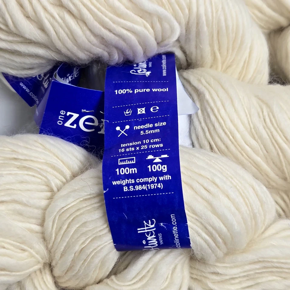 RARE LOT of 3 Skeins | Discontinued Colinette One Zero Yarn 100% Pure Wool Bulky - Image 3 of 4