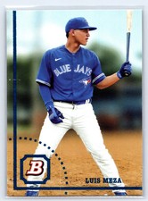 2022 Bowman Heritage Prospects #BHP-36 Luis Meza - Toronto Blue Jays