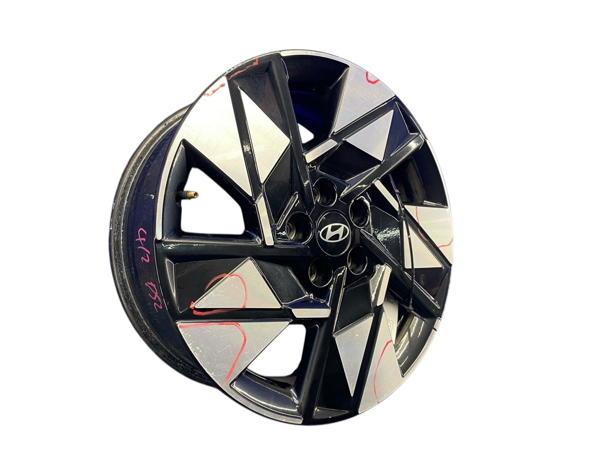 2024 2025 2026 HYUNDAI KONA 18X7 FIVE SPOKE WHEEL RIM BLACK
