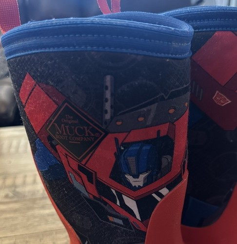Jugend Muck Stiefel (Schlammstiefel/Regenstiefel) Größe 2 — Transformers Optimus Prime - Bild 4 von 5