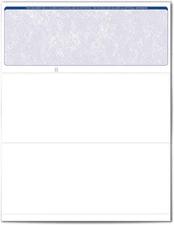 500 Blank Business Voucher Checks - Blue Classic - 500 Sheets Form #1000