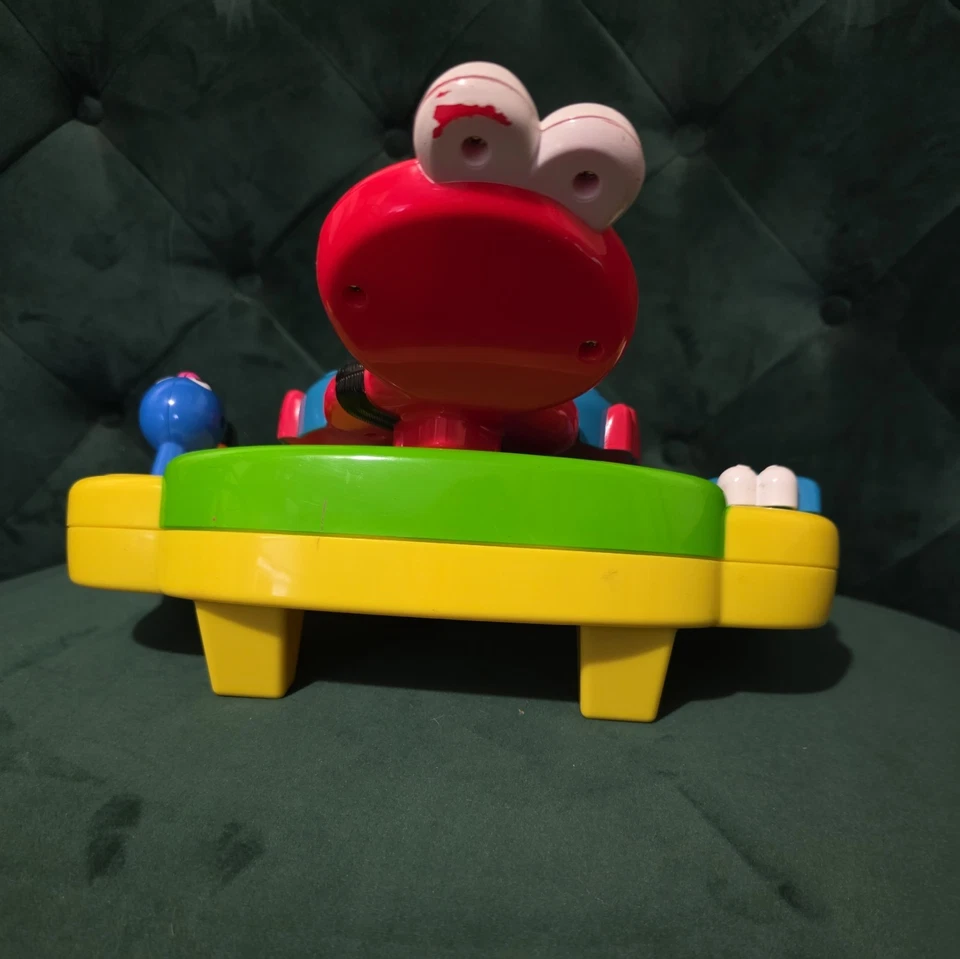 Brinquedo volante motorista Sesame Street Elmo Giggle 'n Go 2006 TESTADO E FUNCIONA - Imagem 3 de 4
