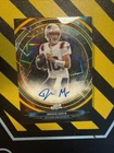 2025 Topps Chrome Cosmic Drake Maye Equinox ON card Auto Gold /50! Patriots
