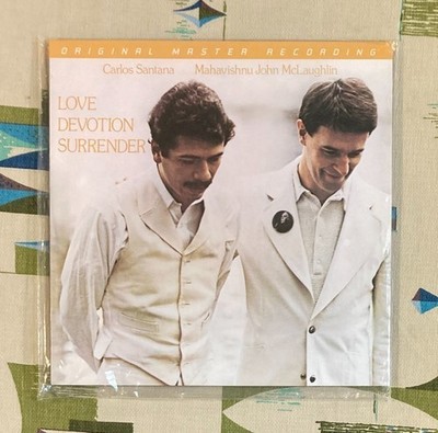 Carlos Santana & Mahavishnu John McLaughlin SS MOFI LP Love Devotion Surrender