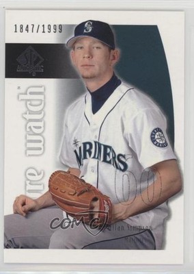 2002 SP Authentic Future Watch 1847/1999 Allan Simpson #117 Rookie RC 1u7