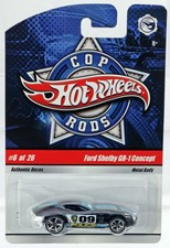Hot Wheels Ford Shelby GR-1 Concept Cop Rods - N8998 NRFP 2008 Black 1:64
