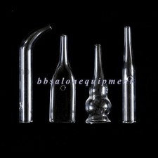 4 Pieces Ventouse Glass Tubes Replace For Vacuum Spray Facial Spa Beauty Machine