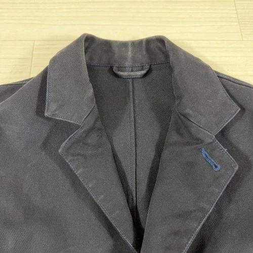 45rpm Cotton Tailored Jacket Navy R Embroidery Men’s Excellent condition JPN image 2