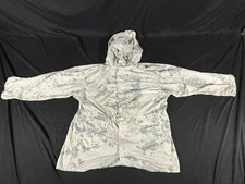 USMC OVERWHITES SNOW MARPAT PARKA RARE CAMOUFLAGE MEDIUM REGULAR