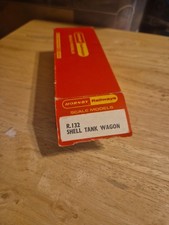 Hornby R132 Shell Tank Wagon OO Gauge Yellow Petrol Tanker Rolling Stocks Boxed.