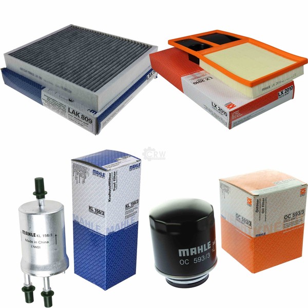 Mahle Kraftstofffilter KL 156/3 Innenraum LAK 809 Luft LX 2010 ÖLfilter OC 593/3-image
