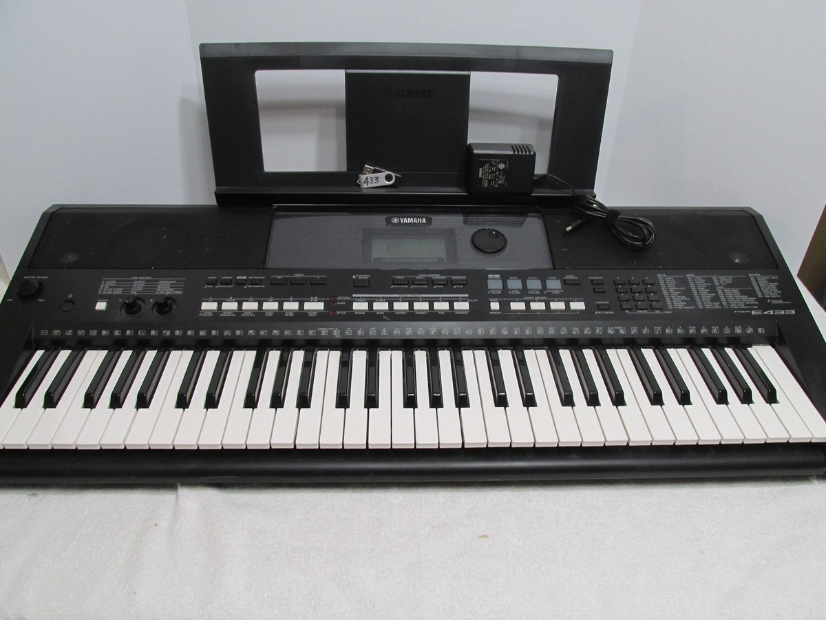 Yamaha PSR-E433 Electronic Keyboard Arranger 61 Key Masterpiece | eBay
